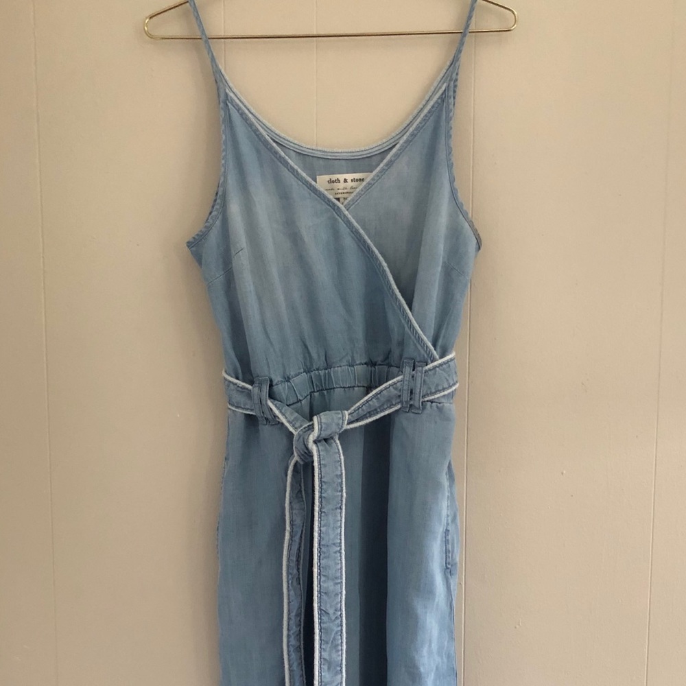 Anthropologie cloth & stone denim dress
